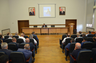 Sentyabrın 30-da “Yerli İcra Hakimiyyətlərində Rəqəmsallaşma üzrə Yol Xəritəsi” mövzusunda iclas keçirilib.