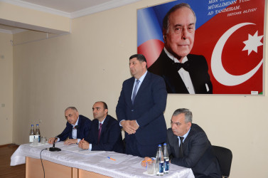 Sığırlı kəndində sakinlər ilə səyyar qəbul keçirilib