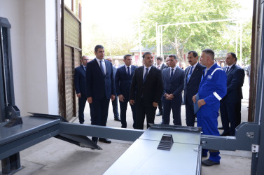 Kürdəmirdə “PeşəCar” layihəsi çərçivəsində növbəti klaster müəssisə istifadəyə verilib.