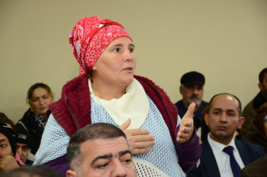Çöhranlı kəndində sakinlər ilə səyyar qəbul keçirilib