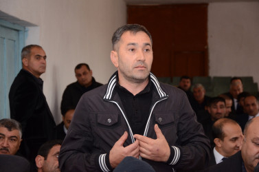 Qarabucaq qəsəbə sakinləri ilə növbəti səyyar qəbul keçirilib