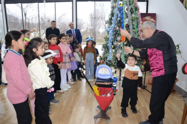 Kürdəmirdə şəhid və qazi övladları üçün bayram tədbiri keçirilib.