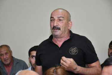 İyulun 9-da Yeni Şıxımlı kənd sakinləri ilə səyyar qəbul keçirilib.