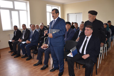 Sığırlı kəndində sakinlər ilə növbəti səyyar qəbul keçirilib