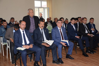 Sığırlı kəndində sakinlər ilə səyyar qəbul keçirilib