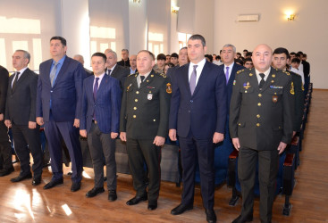 Kürdəmir Rayon İcra Hakimiyyətində “Vətənpərvər Azərbaycan gəncliyi: Sağlam gənclik, sağlam gələcək!” mövzusunda tədbir keçirilib.