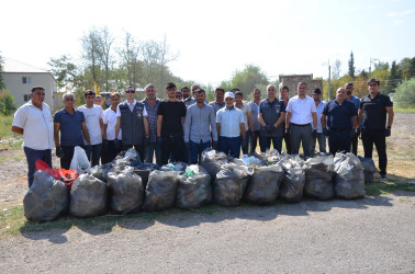 Ekologiya və Təbii Sərvətlər Nazirliyinin və Kürdəmir Rayon İcra Hakimiyyətinin təşkilatçılığı ilə rayonda növbəti təmizlik aksiyası keçirilib.