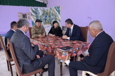 Ərəbqubalı kəndində sakinlər ilə səyyar qəbul keçirilib