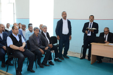 İyunun 3-də Şıxımlı kənd sakinləri ilə səyyar qəbul keçirilib.