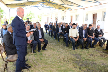 Mayın 14-də Axtaçı kənd sakinləri ilə səyyar qəbul keçirilib.