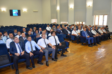 Sentyabrın 30-da “Yerli İcra Hakimiyyətlərində Rəqəmsallaşma üzrə Yol Xəritəsi” mövzusunda iclas keçirilib.