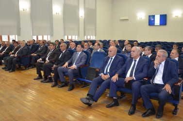 Oktyabrın 27-də “Yerli İcra Hakimiyyətlərində Rəqəmsallaşma üzrə Yol Xəritəsi” mövzusunda iclas keçirilib.