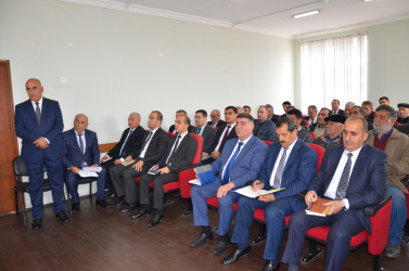 Sor-Sor kənd sakinləri ilə növbəti səyyar qəbul keçirilib