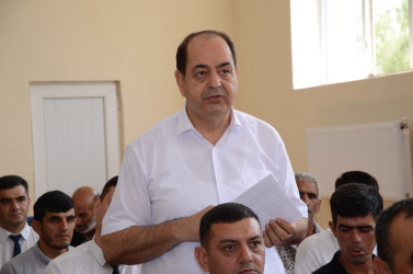 Avqustun 6-da Qaramahmudlu kənd sakinləri ilə səyyar qəbul keçirilib.