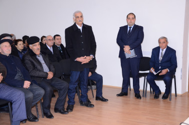 Cəyli kəndində sakinlər ilə səyyar qəbul keçirilib