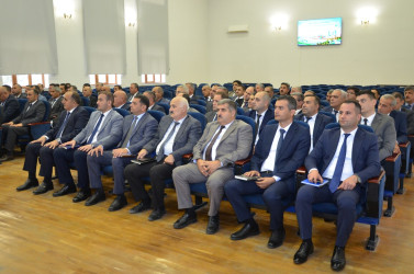 “Şəhərsalma və Memarlıq İli” çərçivəsində Kürdəmirdə “Ümumdünya Məskunlaşma Günü” və “Ümumdünya Şəhərlər Günü” ilə bağlı tədbir keçirilmişdir.