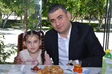 Kürdəmirdə 1 İyun Uşaqların Beynəlxalq Müdafiəsi Günü münasibətilə şəhid və qazi uşaqları ilə görüş təşkil edilib