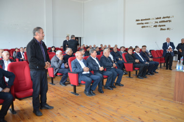 Oktyabrın 8-də Atakişili kənd sakinləri ilə səyyar qəbul keçirilib.