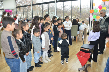Kürdəmir rayonunda şəhid və qazi övladları üçün bayram şənliyi keçirilib