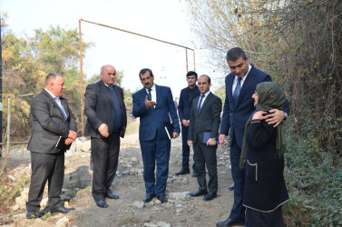 Carlı kəndində sakinlər ilə səyyar qəbul keçirilib