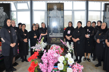 İcra başçısı şəhid Elnur Abışovun anım tədbirində iştirak edib.