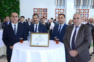 Kürdəmir ASAN Xidmət Mərkəzində 23 iyun - Dövlət Qulluqçularının peşə bayramı günü qeyd olunub