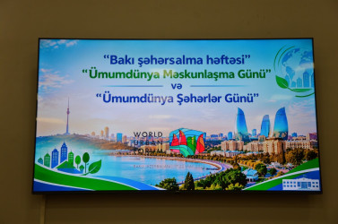 “Şəhərsalma və Memarlıq İli” çərçivəsində Kürdəmirdə “Ümumdünya Məskunlaşma Günü” və “Ümumdünya Şəhərlər Günü” ilə bağlı tədbir keçirilmişdir.
