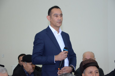 Qarasu kəndində sakinlər ilə səyyar qəbul keçirilib