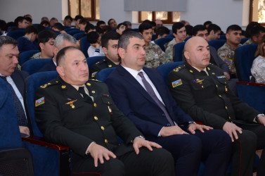 Kürdəmir Rayon İcra Hakimiyyətində “Vətənpərvər Azərbaycan gəncliyi: Sağlam gənclik, sağlam gələcək!” mövzusunda tədbir keçirilib.