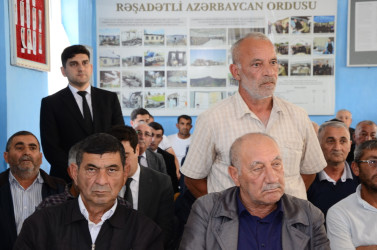 Mayın 25-də Ərşəli kənd sakinləri ilə səyyar qəbul keçirilib.