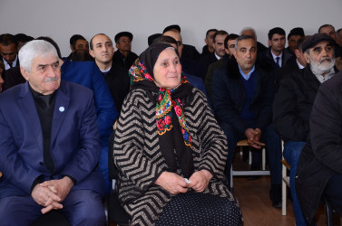 Cəyli kəndində sakinlər ilə səyyar qəbul keçirilib