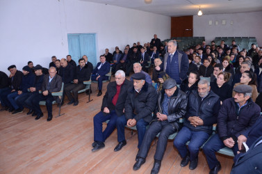 Qarabucaq qəsəbə sakinləri ilə növbəti səyyar qəbul keçirilib
