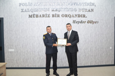 İyulun 2-də Kürdəmirdə Azərbaycan Polisi Günü münasibətilə tədbir keçirilib.