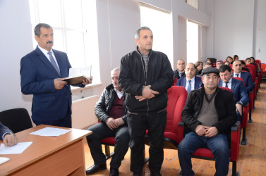 Atakişili kəndində sakinlər ilə səyyar qəbul keçirilib