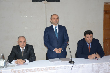 Qaraqocalı kənd sakinləri ilə səyyar qəbul keçirilib