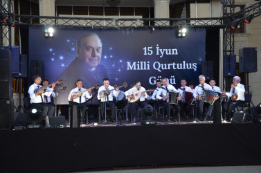 15 İyun – Milli Qurtuluş Günü münasibətiləümumrayon konsert proqramı təşkil olunub.