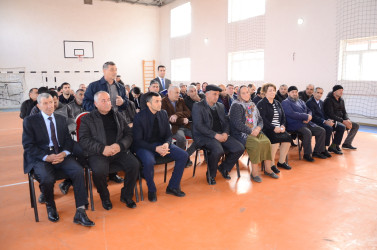 Qarasaqqal kəndində sakinlər ilə səyyar qəbul keçirilib