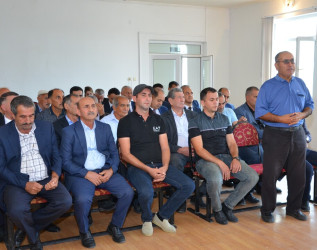 Oktyabrın 1-də Dəyirmanlı kənd sakinləri ilə səyyar qəbul keçirilib.