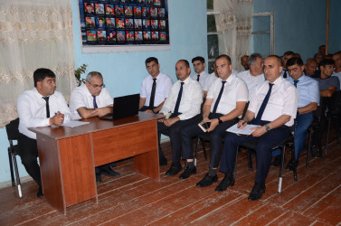 İsmayıllı kənd sakinləri ilə növbəti səyyar qəbul keçirilib.