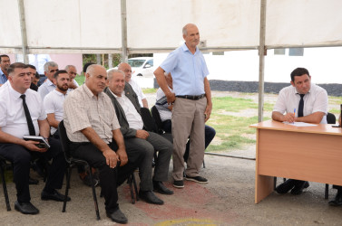 Sentyabrın 24-də Beyi kənd sakinləri ilə səyyar qəbul keçirilib.