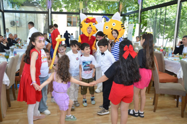 Kürdəmirdə 1 İyun Uşaqların Beynəlxalq Müdafiəsi Günü münasibətilə şəhid və qazi uşaqları ilə görüş təşkil edilib