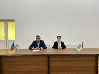 Kürdəmir rayonunda 15 May - Beynəlxalq Ailə Günü münasibətilə “Ailə dəyərləri və gənclik” mövzusunda gənclərlə görüş keçirilib