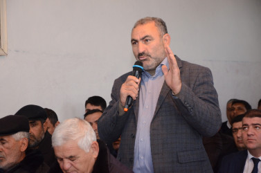 Pirili kəndində sakinlər ilə növbəti səyyar qəbul keçirilib